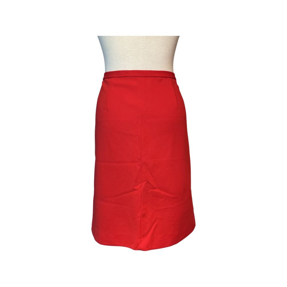 Vintage Women's Jack Winter Red Polyester Skirt